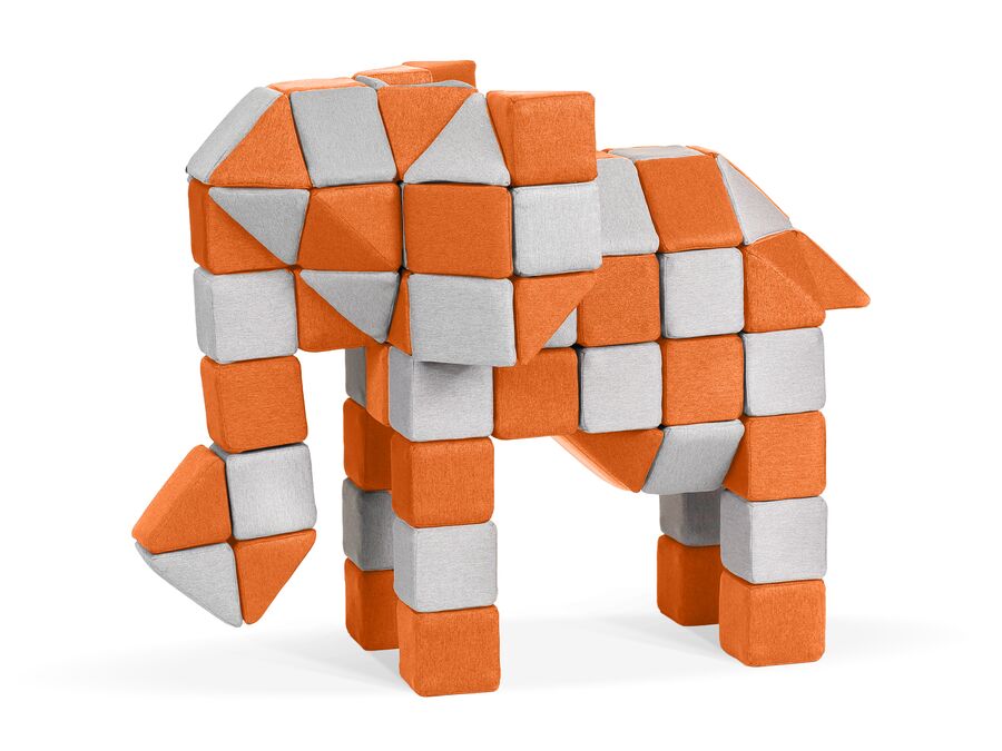 set 1425 Beige/Orange