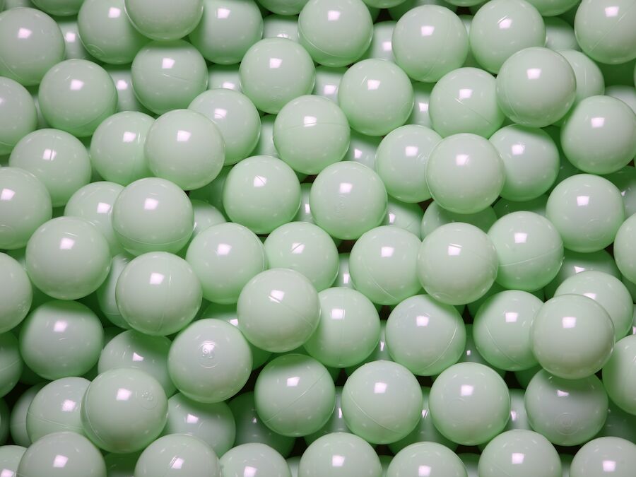 Baller til ballbasseng Ø 7 cm Pearl Lysegrønn