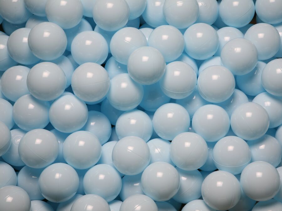 Baller til ballbasseng Ø 7 cm Pearl Lyseblå